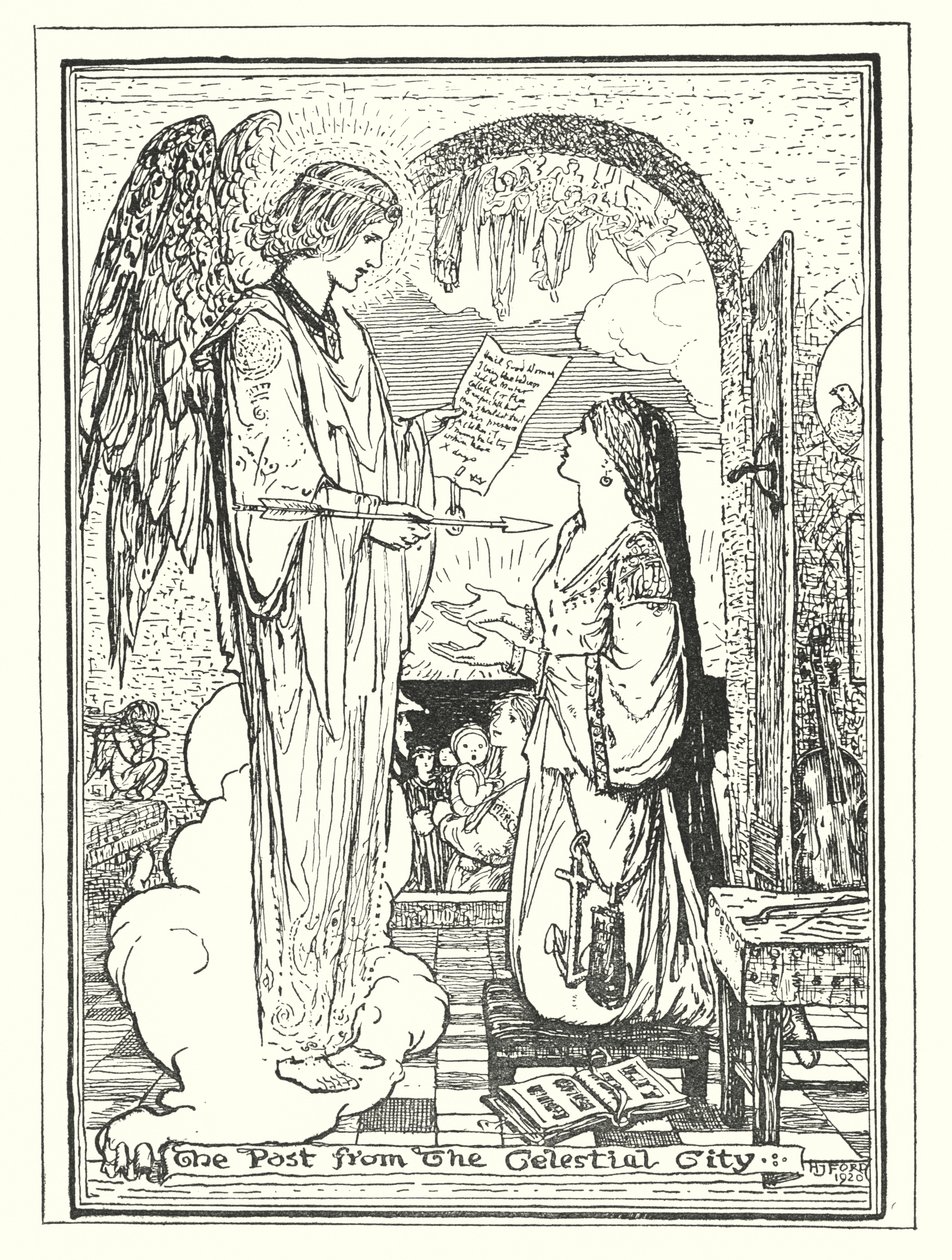 Illustration til The Pilgrim