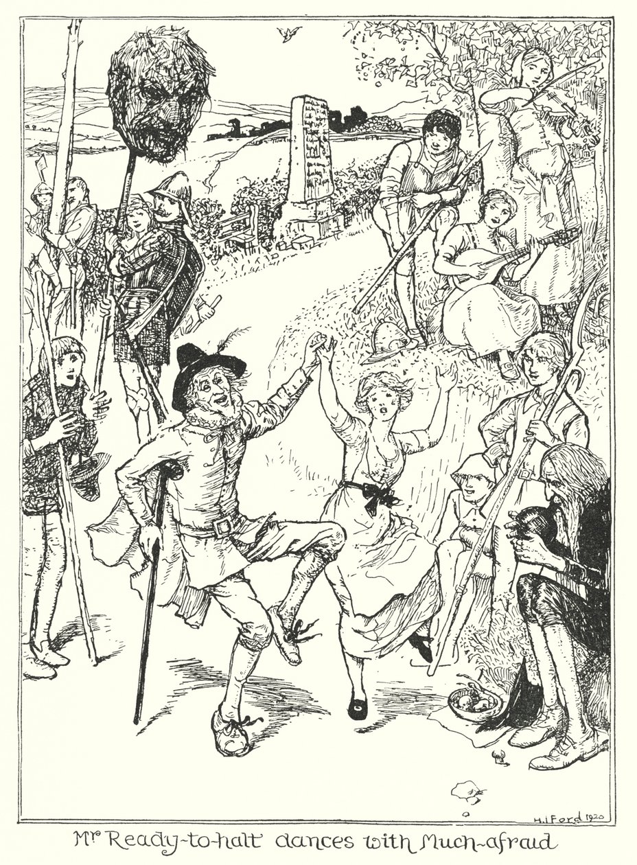 Illustration til The Pilgrim