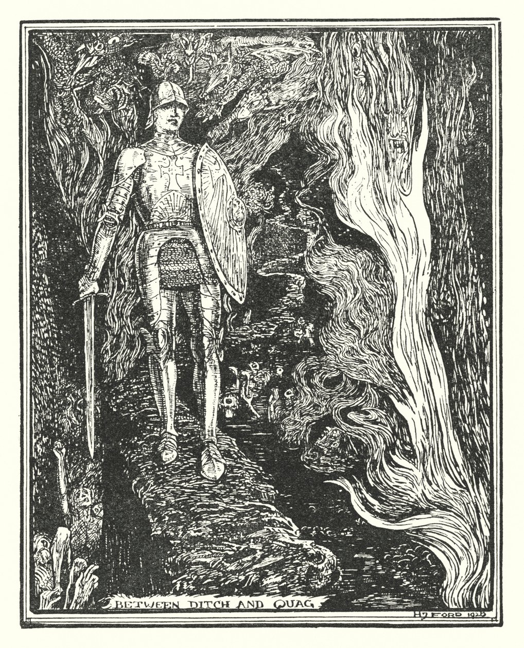 Illustration til The Pilgrim