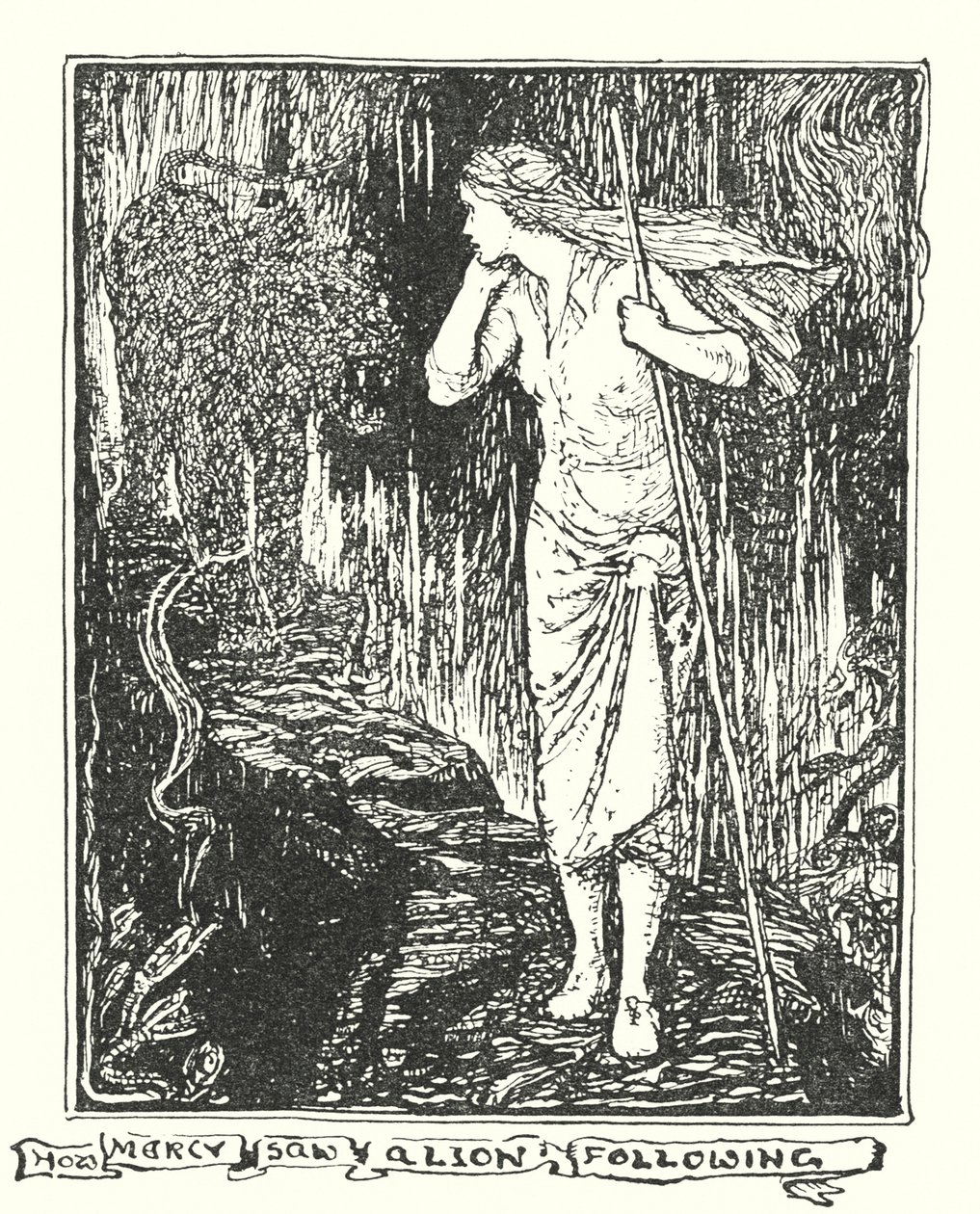 Illustration til The Pilgrim