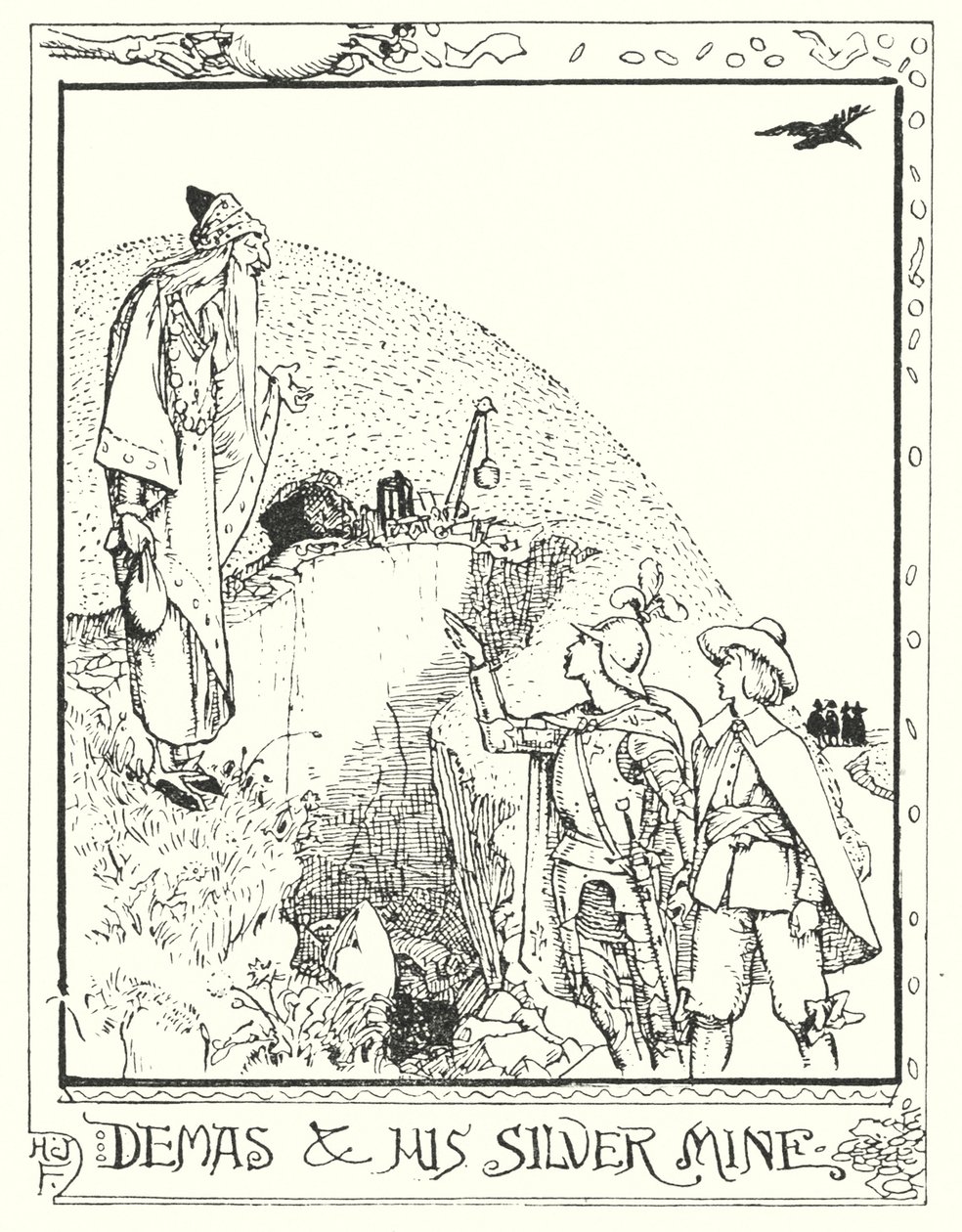 Illustration til The Pilgrim