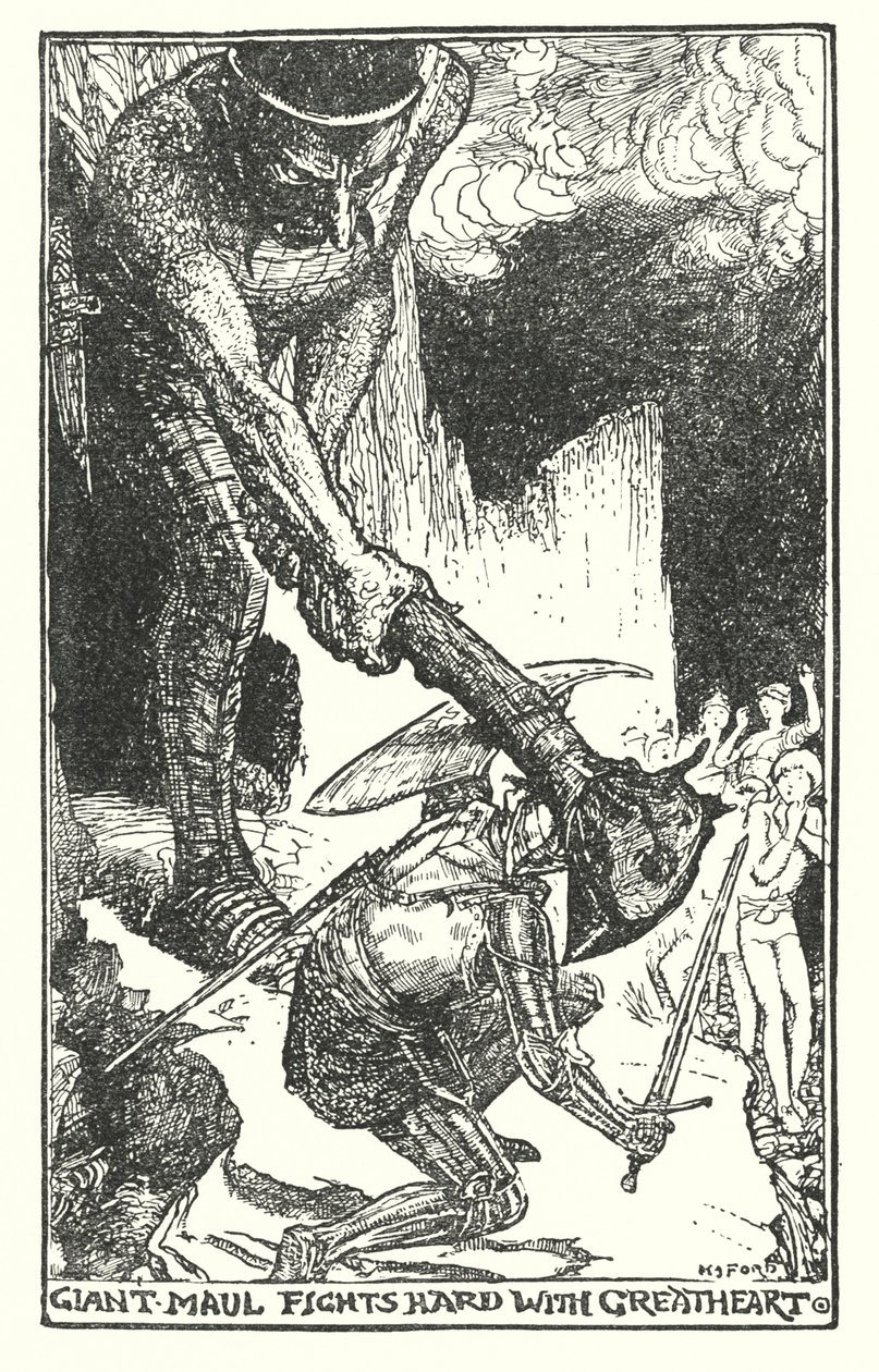 Illustration til The Pilgrim