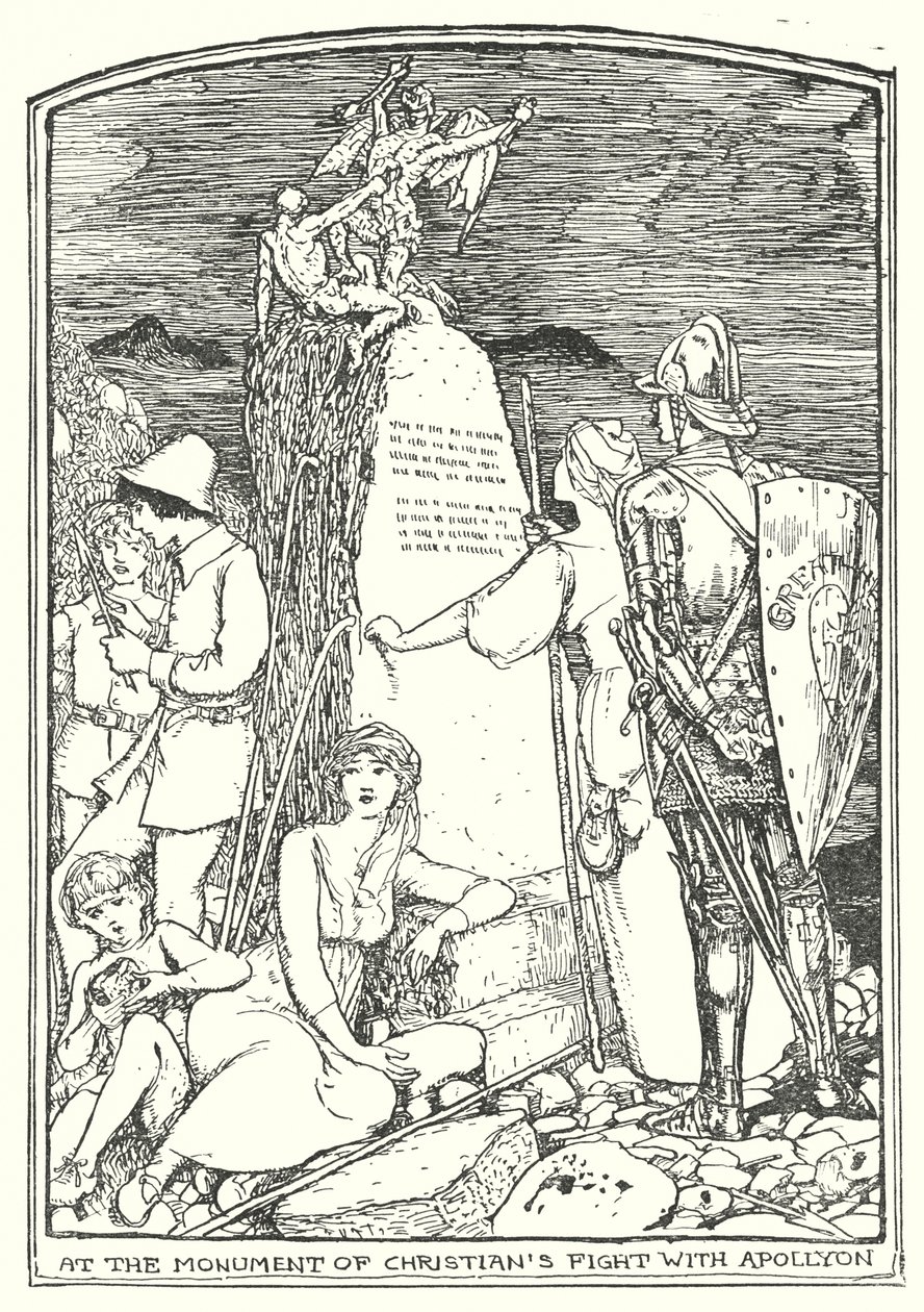 Illustration til The Pilgrim