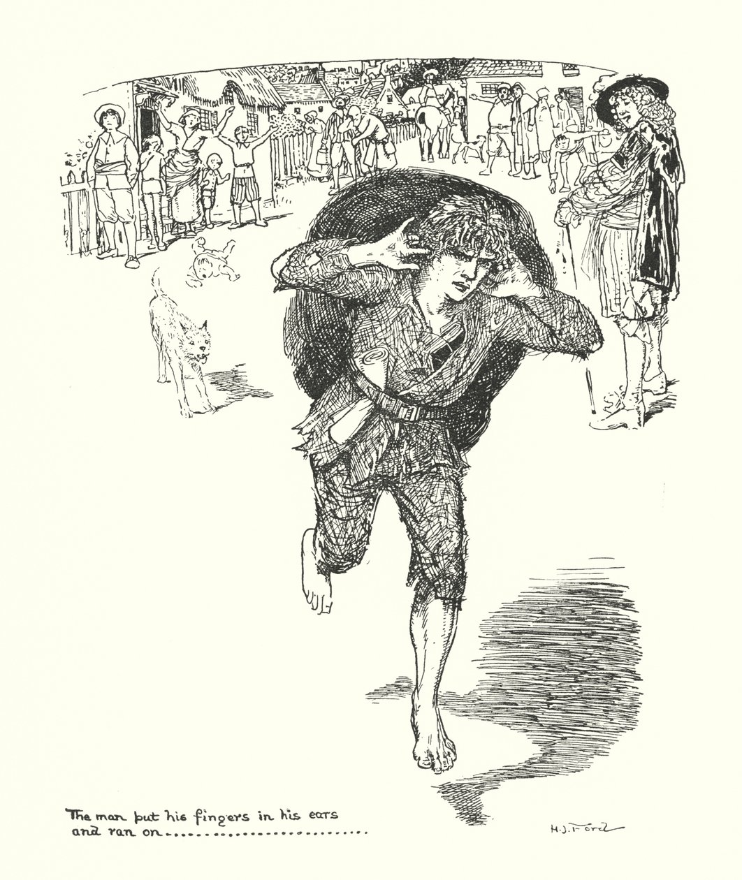 Illustration til The Pilgrim