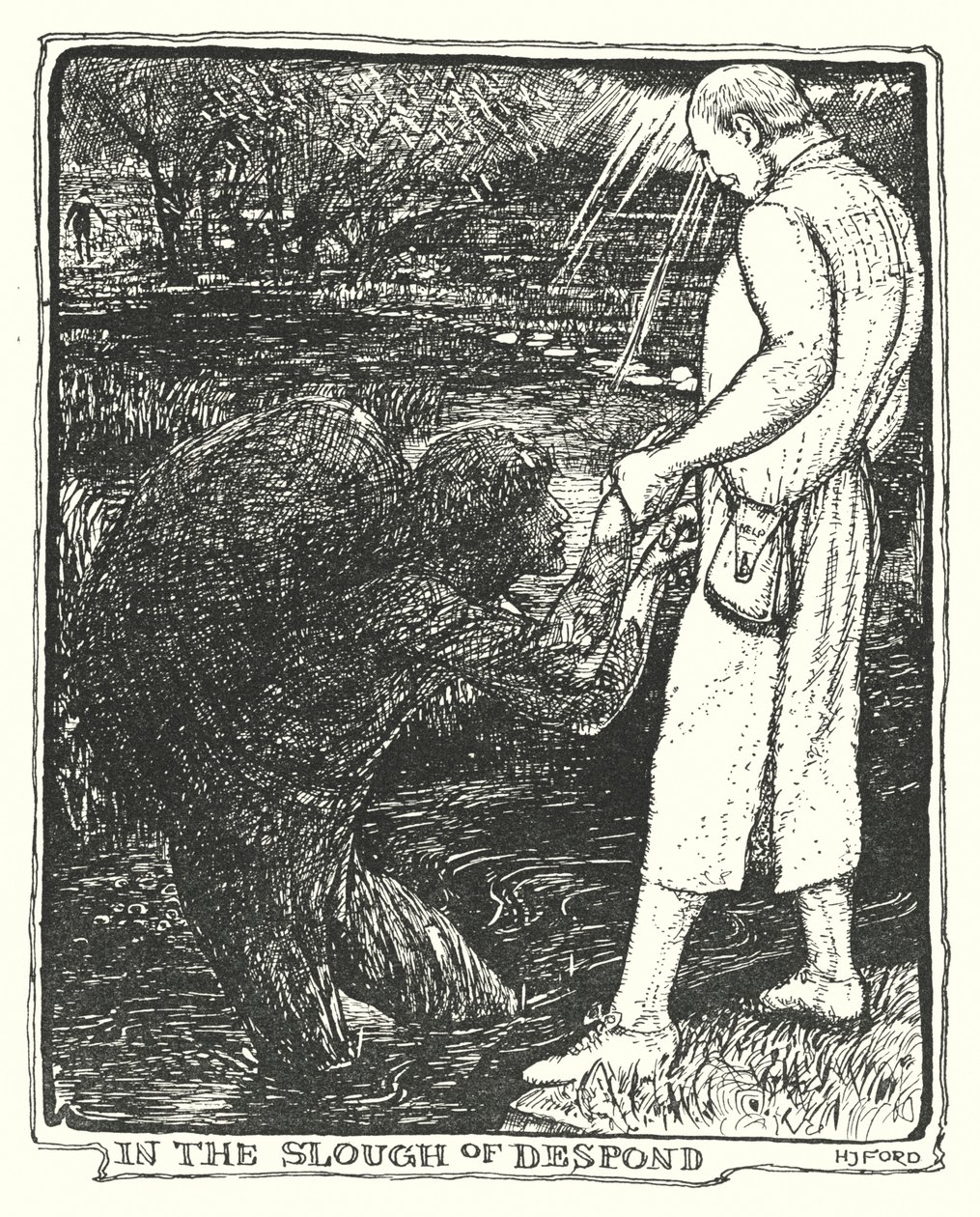 Illustration til The Pilgrim