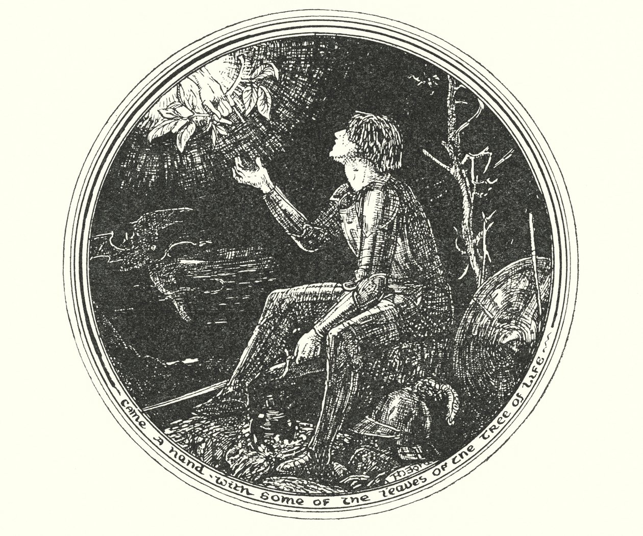 Illustration til The Pilgrim