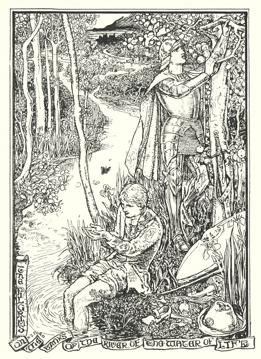 Illustration til The Pilgrim