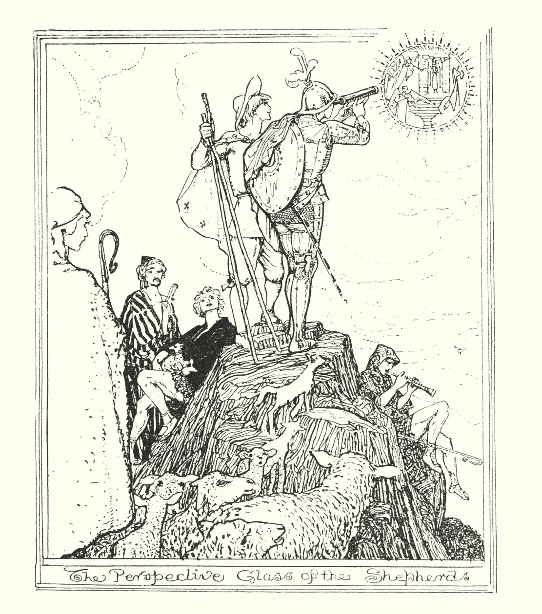 Illustration til The Pilgrim