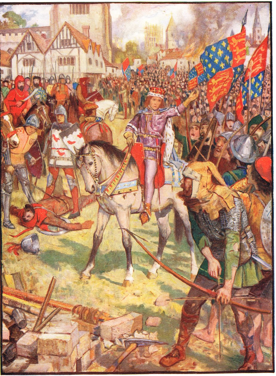 The Peasants Revolt, illustration fra 