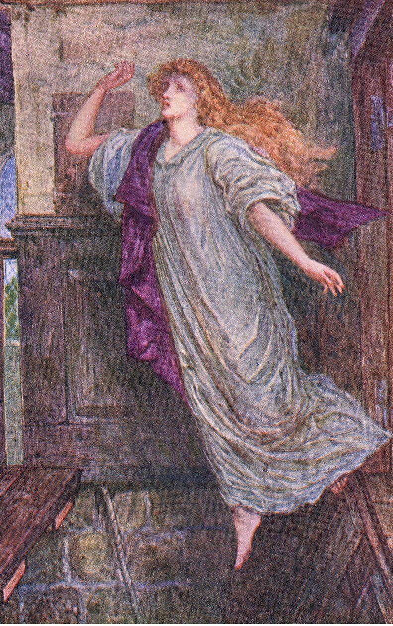 Amy Robsorts død, grevinden af Leicester, illustration fra 