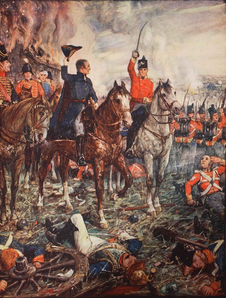 Waterloo, kl. 19, 18. juni af Henry Justice Ford