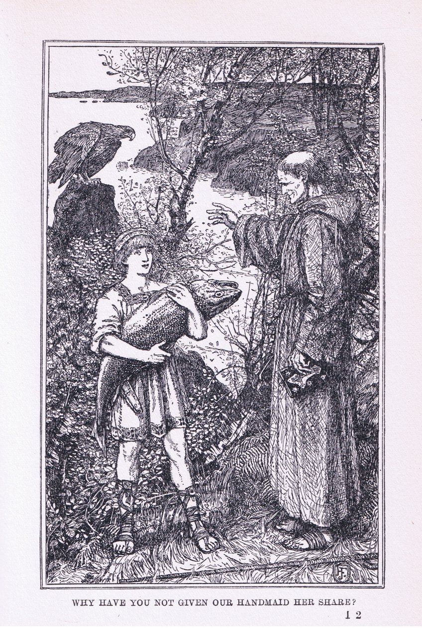 Hvorfor har du ikke givet vores tjenerinde hendes andel?, 1912 af Henry Justice Ford