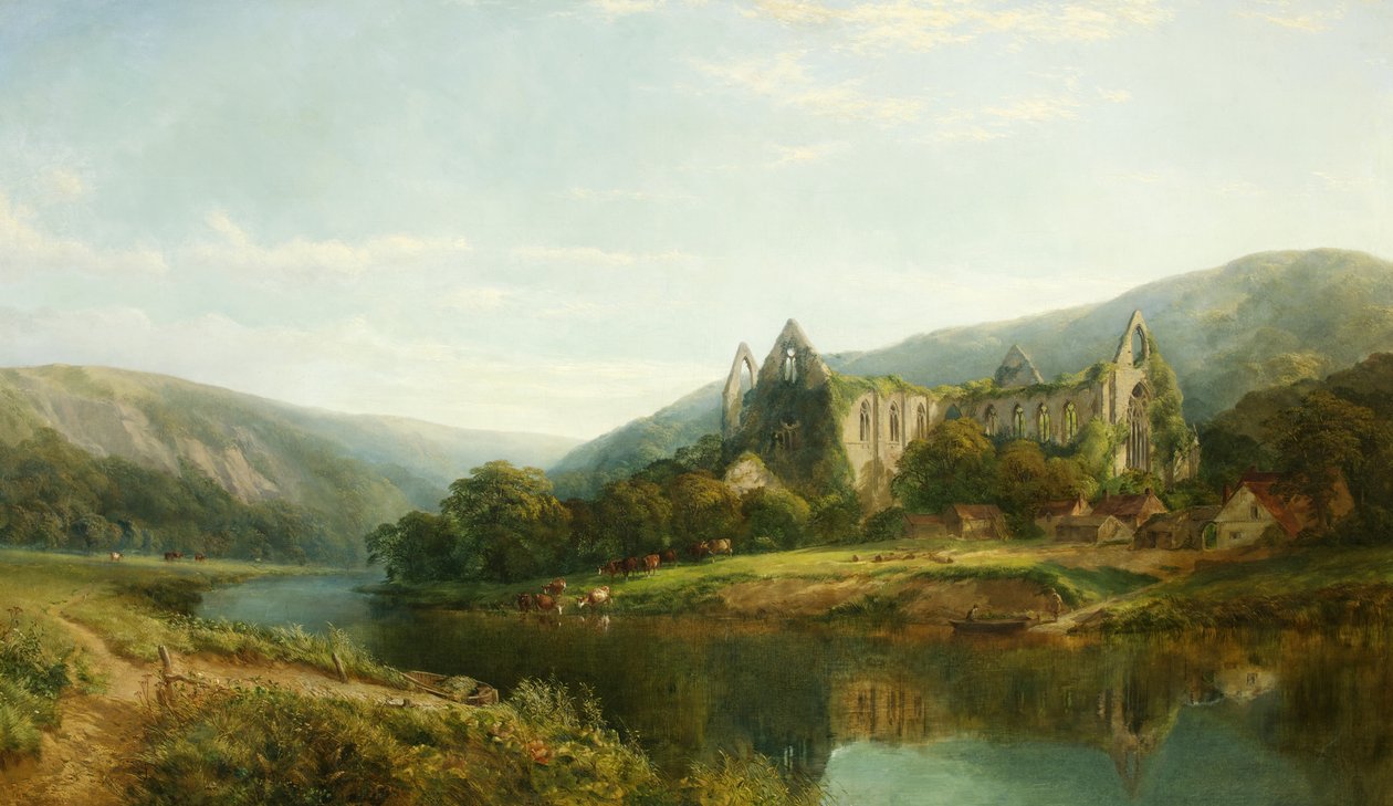 Tintern Abbey, 1861 af Henry Jutsum