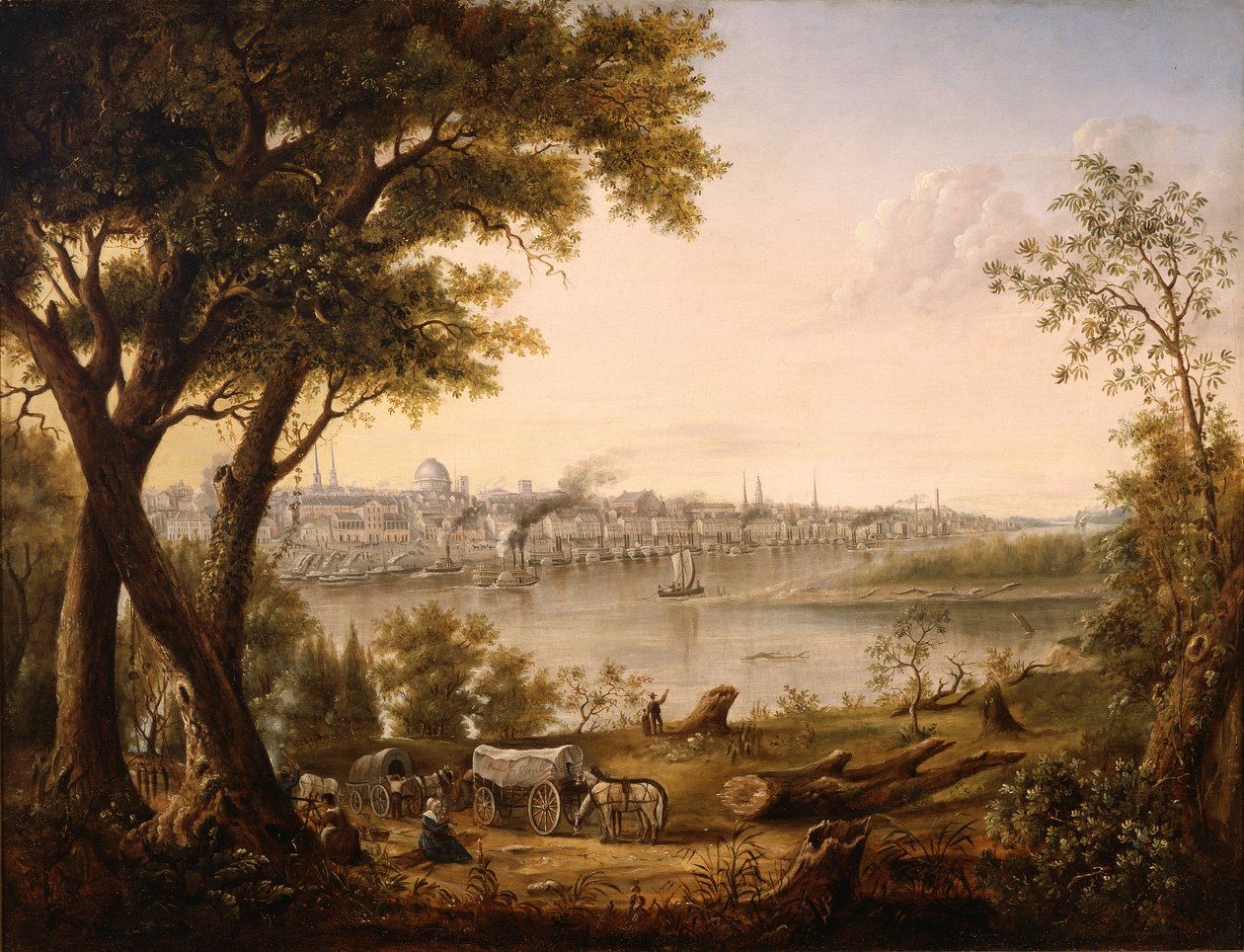 Saint Louis i 1846 af Henry Lewis
