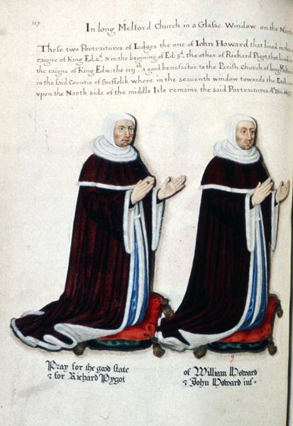 Portrætter af Richard Pygot og William Howard af Henry Lilly