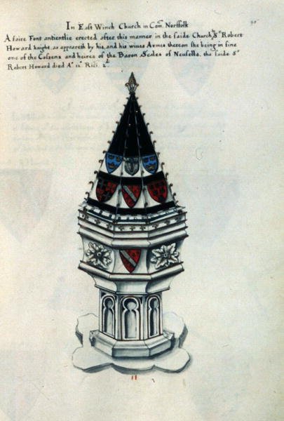 Fonten opført af Sir Robert Howard af Henry Lilly