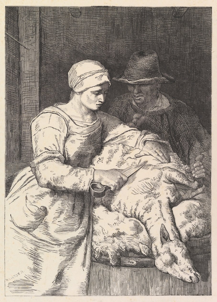 Fåreklipperen, 1800-tallet. af Henry Linton
