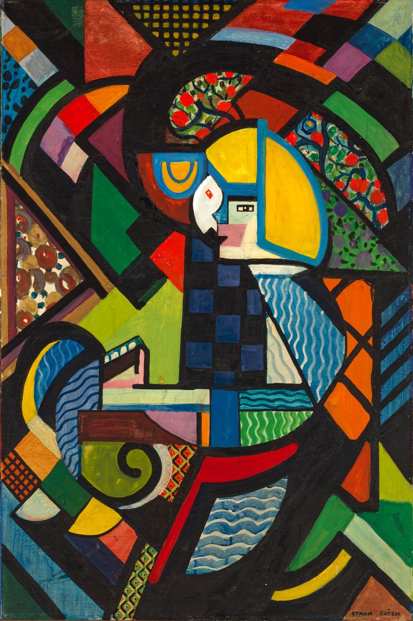 Datter i en rocker, 1917-1918. af Henry Lyman Saÿen