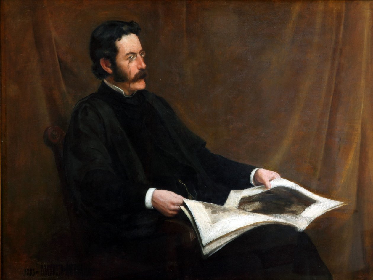 Sir James George Frazer (olie på lærred) af Henry Macbeth Raeburn