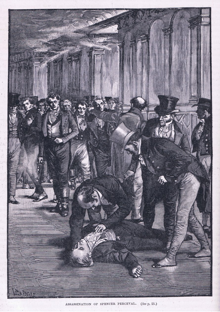 Mordet på Spencer Perceval af Henry Marriott Paget