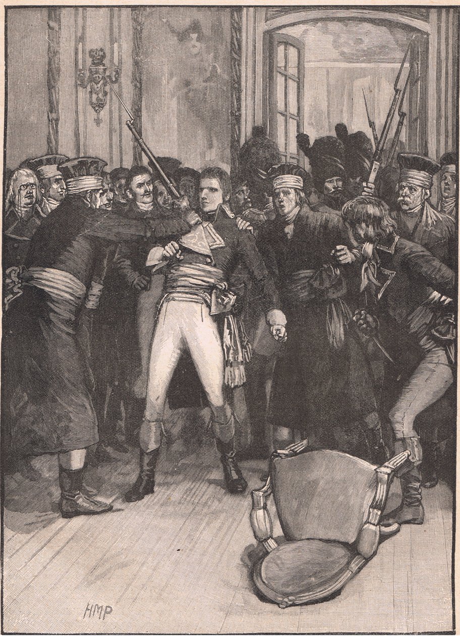 Napoleons statskup: scene i de gamles sal 1799 e.Kr af Henry Marriott Paget