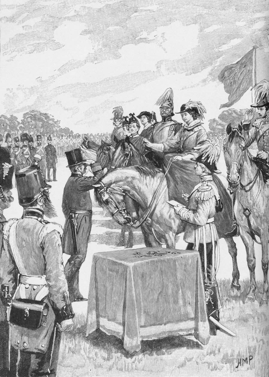 Dronningen præsiderer ved den første uddeling af Victoria Cross, c1890 af Henry Marriott Paget