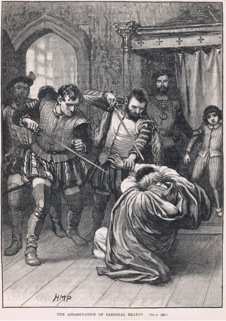 Mordet på kardinal Beaton 1546 af Henry Marriott Paget