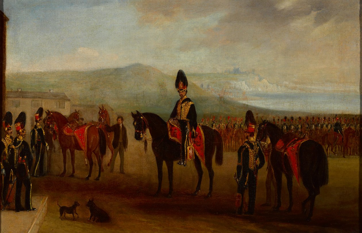 15. Kongens Husarer udfærdiget i revisionsrækkefølge, 1837 ca af Henry Martens