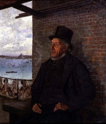 En stor autoritet i vores landsby, Portræt af John Kelynack af Henry Martin