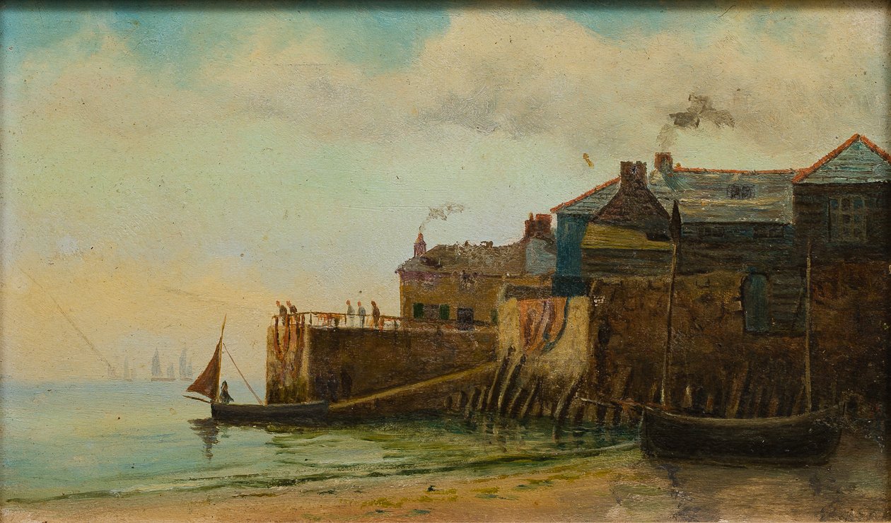 Keel Alley, Newlyn af Henry Martin