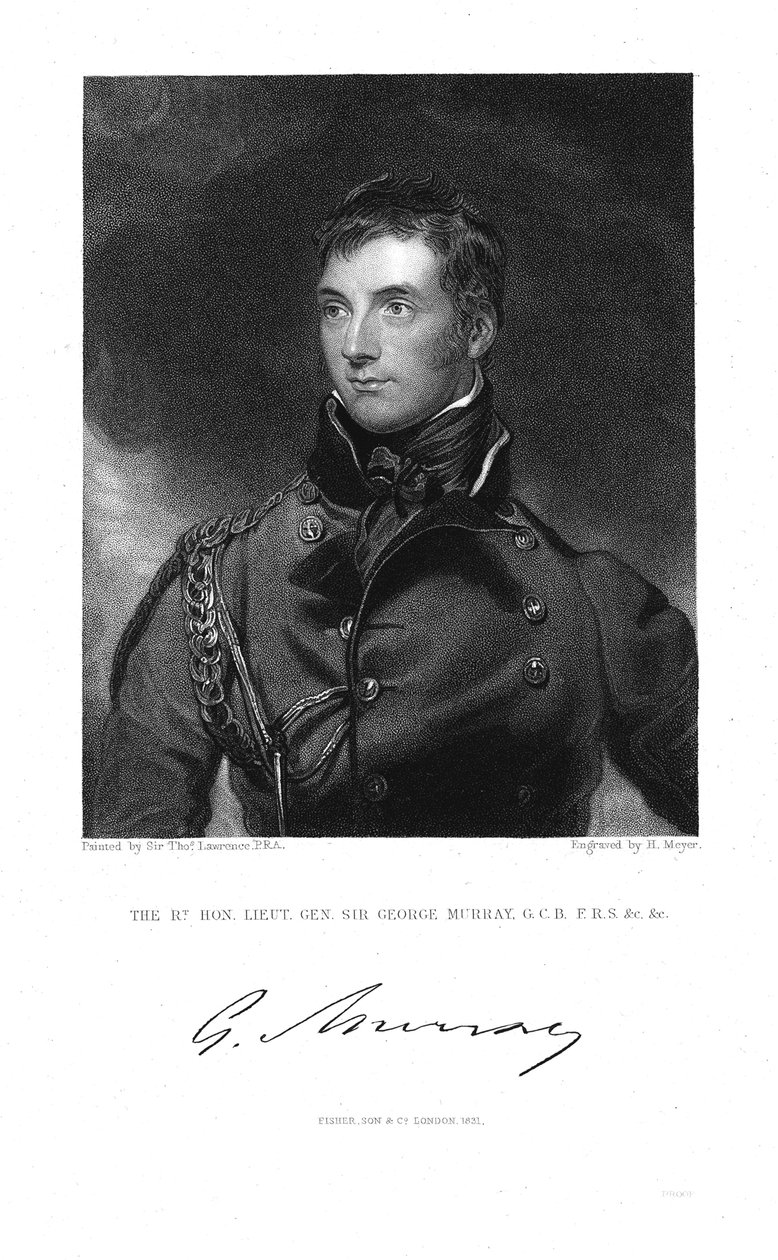 George Murray 1772-1846, skotsk general og statsmand, 1831 af Henry Meyer