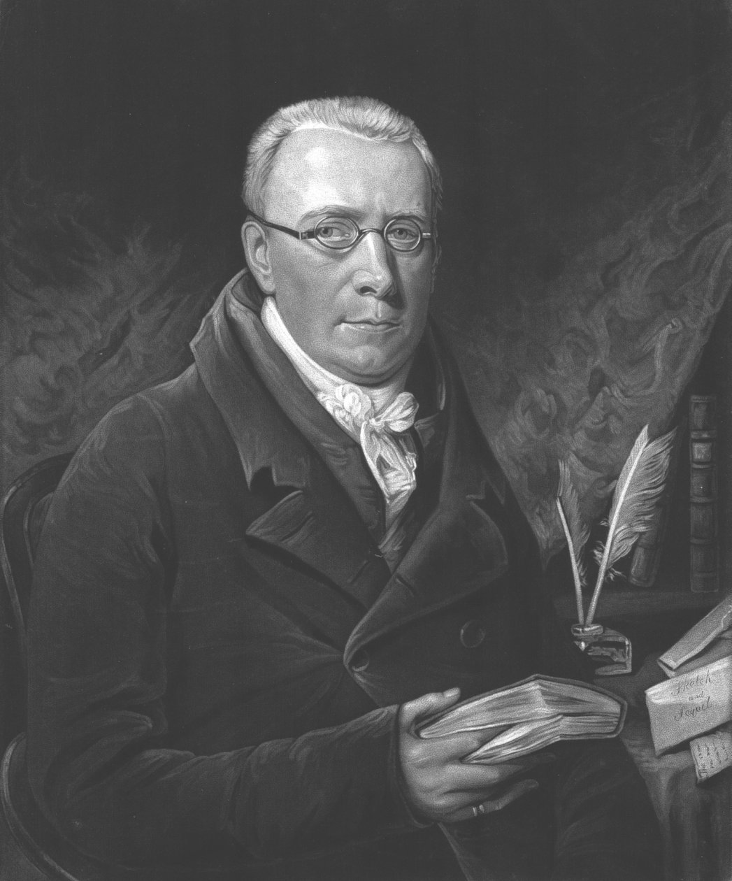 Pastor John Evans M.A., 1812 af Henry Meyer