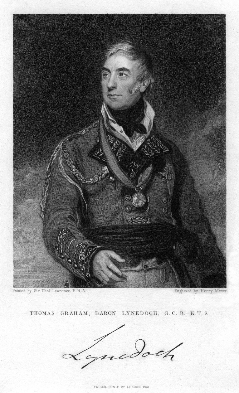 Thomas Graham, 1. Baron Lynedoch, skotsk politiker og soldat, 1831 af Henry Meyer