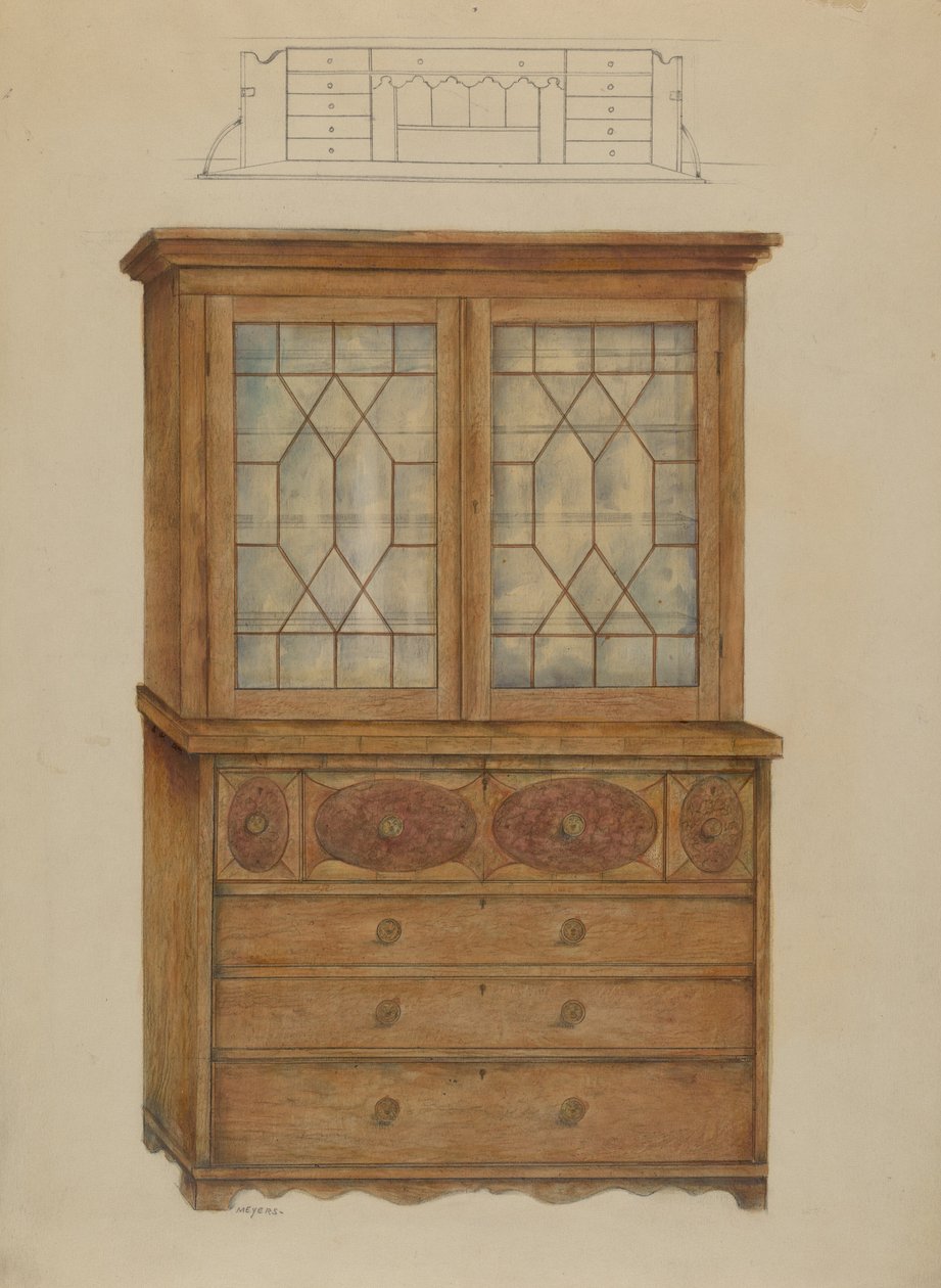Skrivebord af Henry Meyers