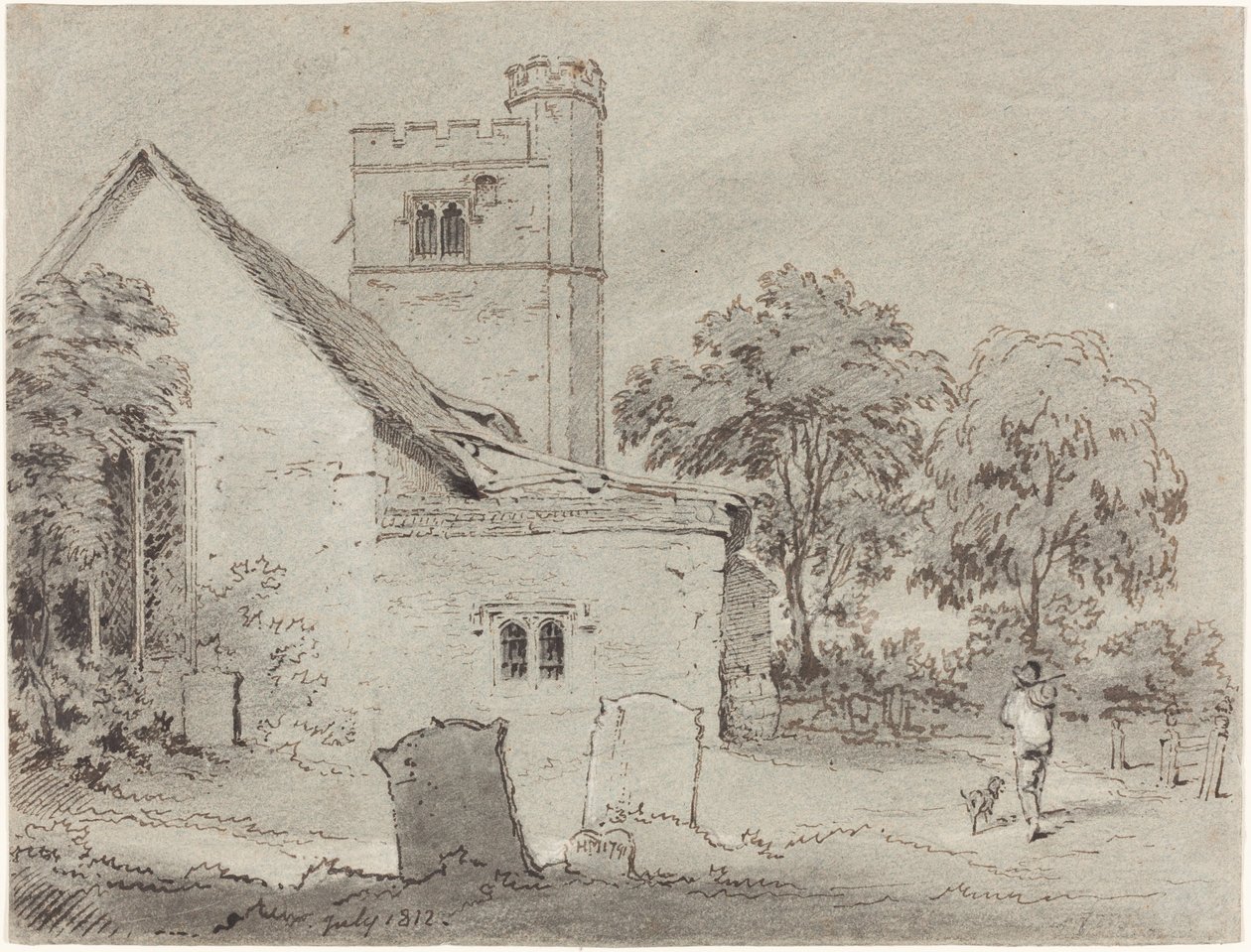 Aldenham Church, Hertfordshire af Henry Monro