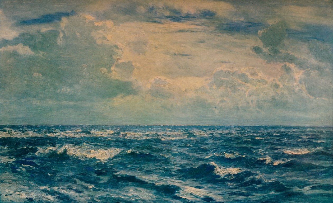 A Silvery Day West of the Needles, Isle of Wight, 1932 af Henry Moore