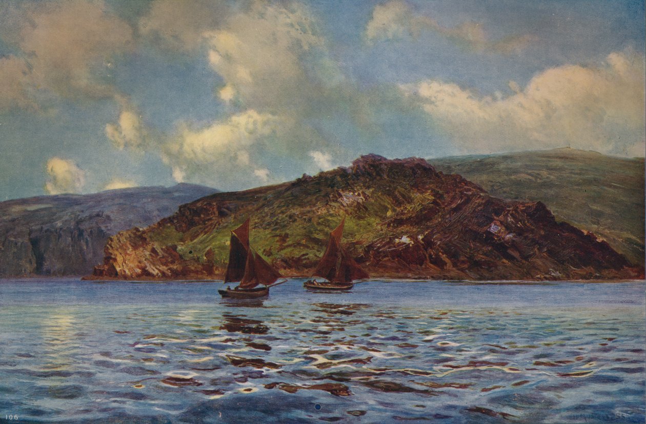 Catspaws off the Land, 1885, c1915 af Henry Moore