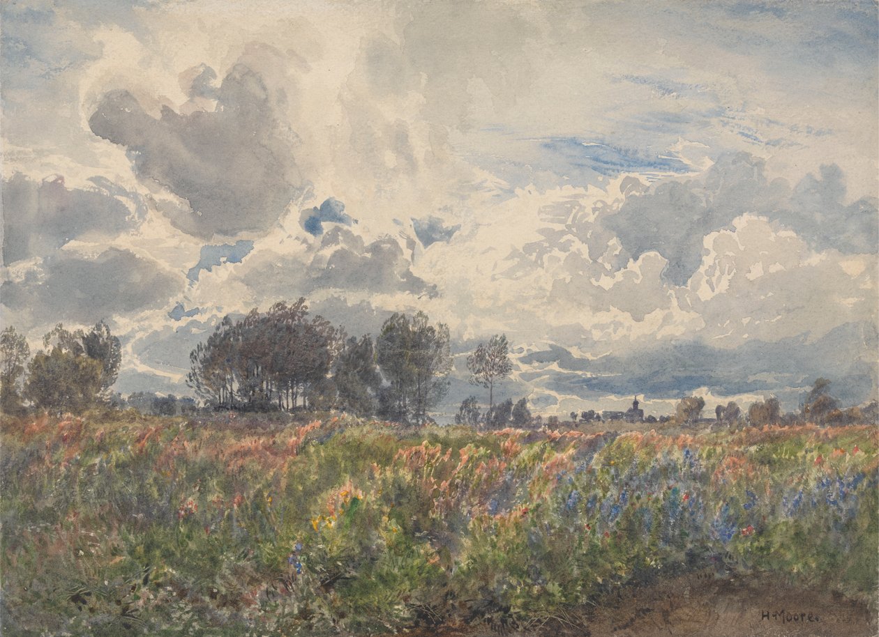 Byger juni, Picardie af Henry Moore