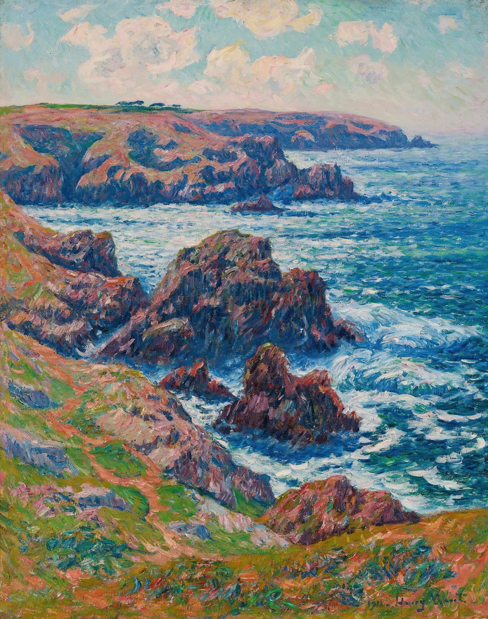 Landet Cléden, Point de Raz, Finistère, 1911. af Henry Moret