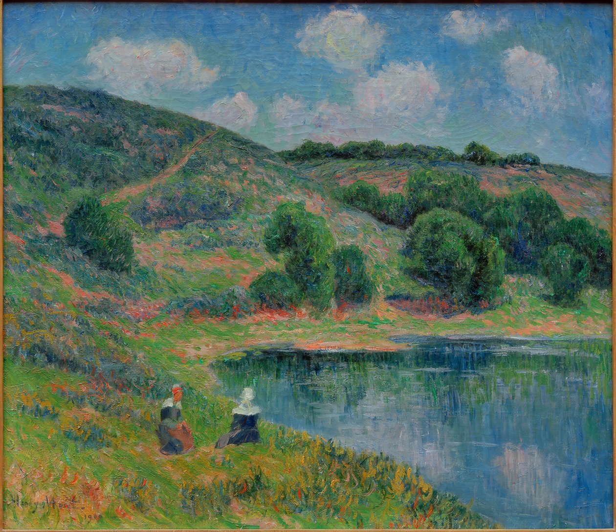 Lande de Saint-Guinole nær Pont-Aven af Henry Moret