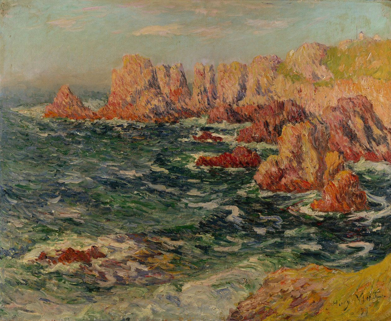 Bretagnekysten af Henry Moret