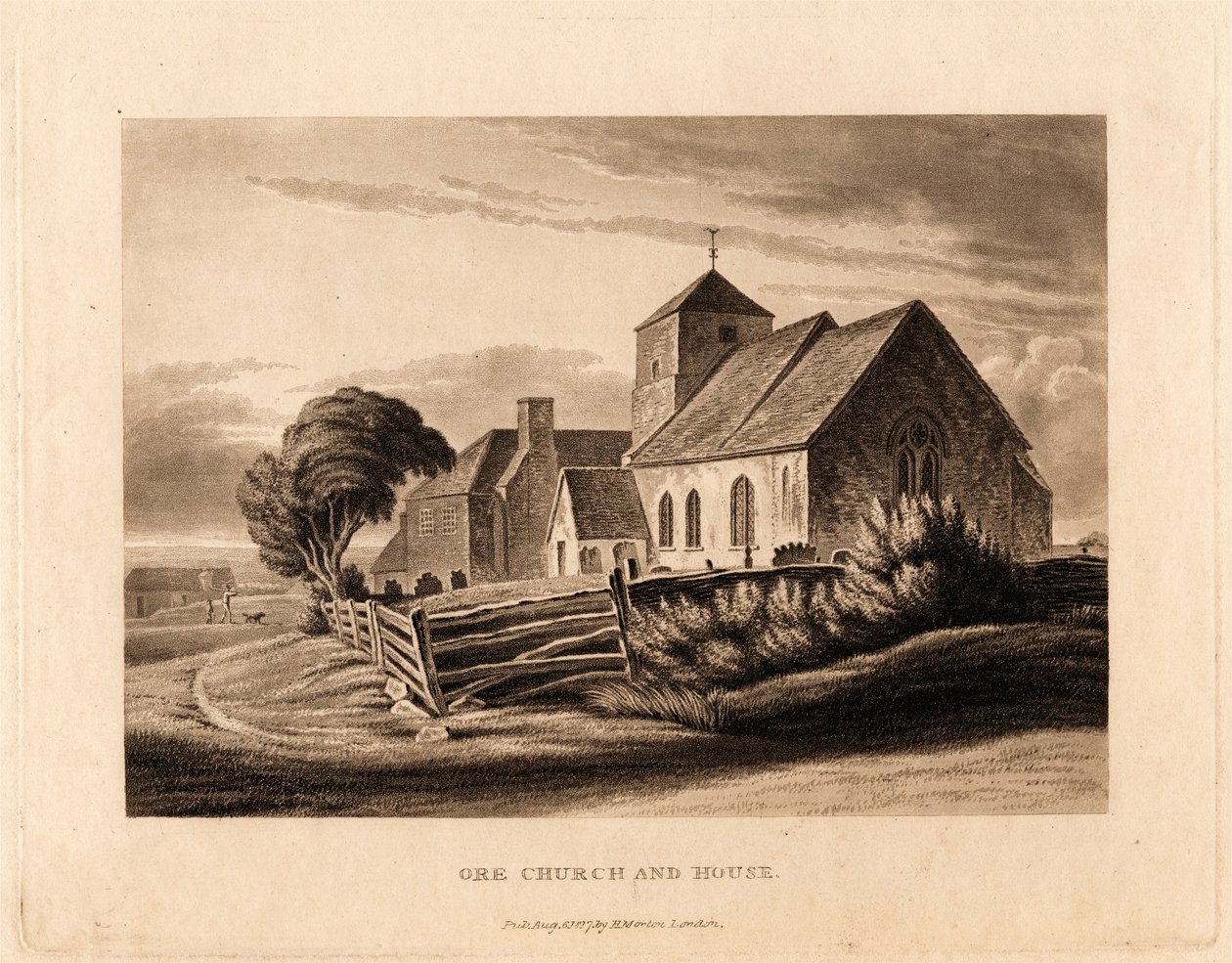 Malm Kirke og Hus af Henry Morton