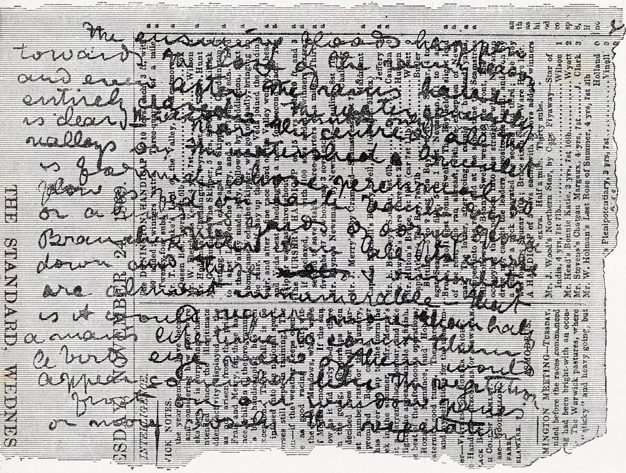 Fragment af Stanleys dagbog, illustration fra 