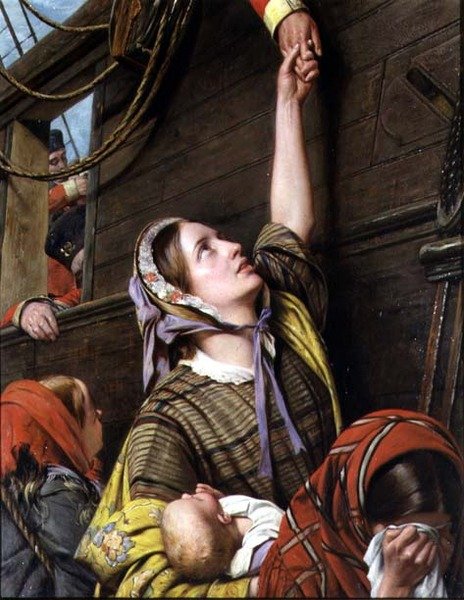Eastward Ho!, 1857 af Henry Nelson ONeil