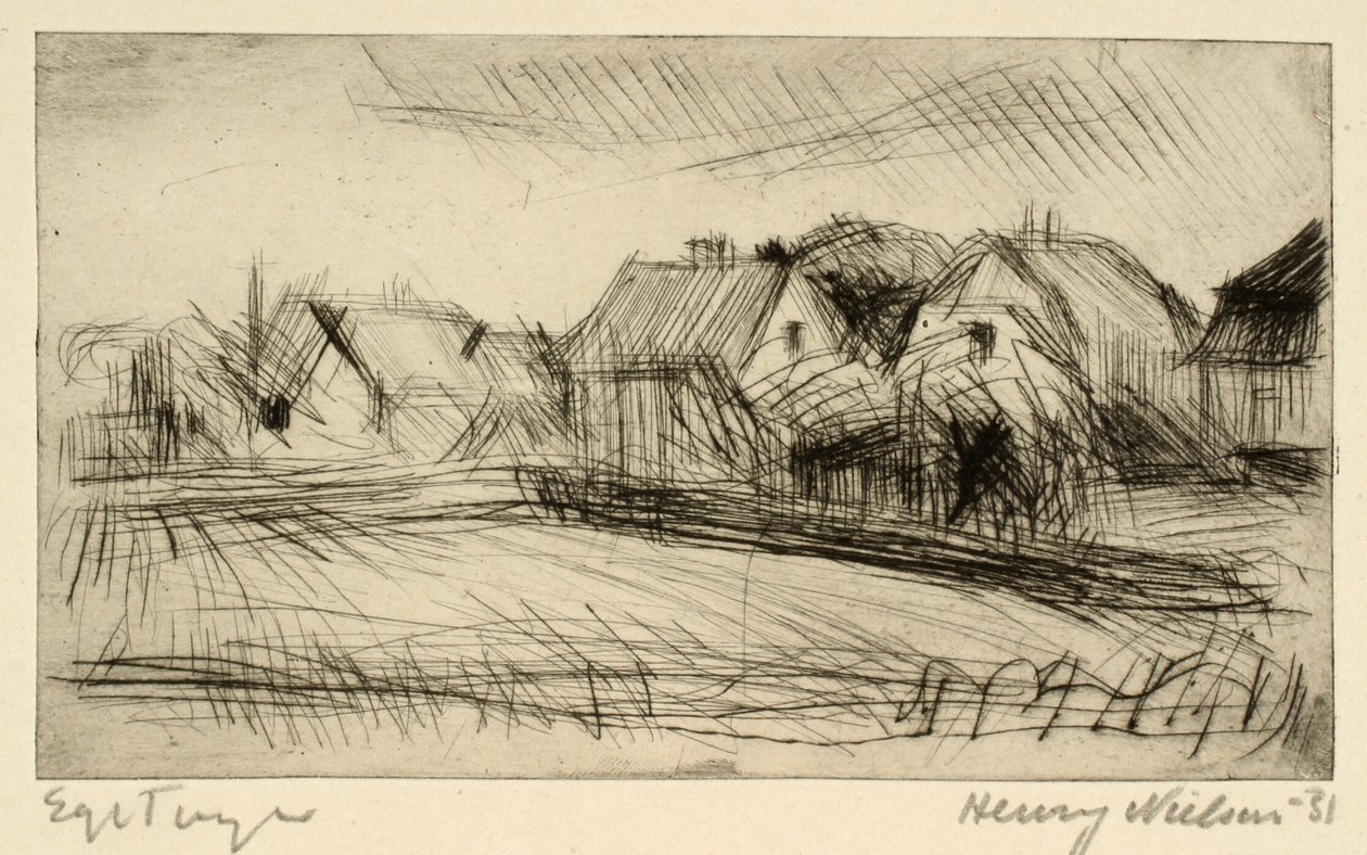 Huse med haver af Henry Nielsen
