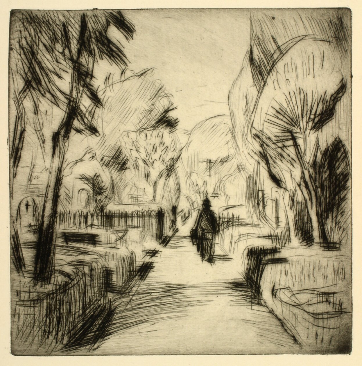Kirkegård af Henry Nielsen