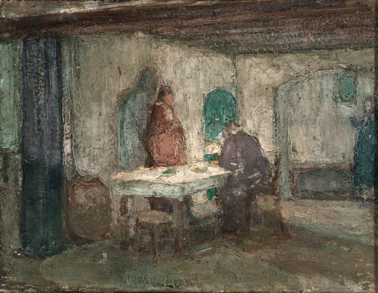 Og han forsvandt ude af deres syn, ca. 1898. af Henry Ossawa Tanner