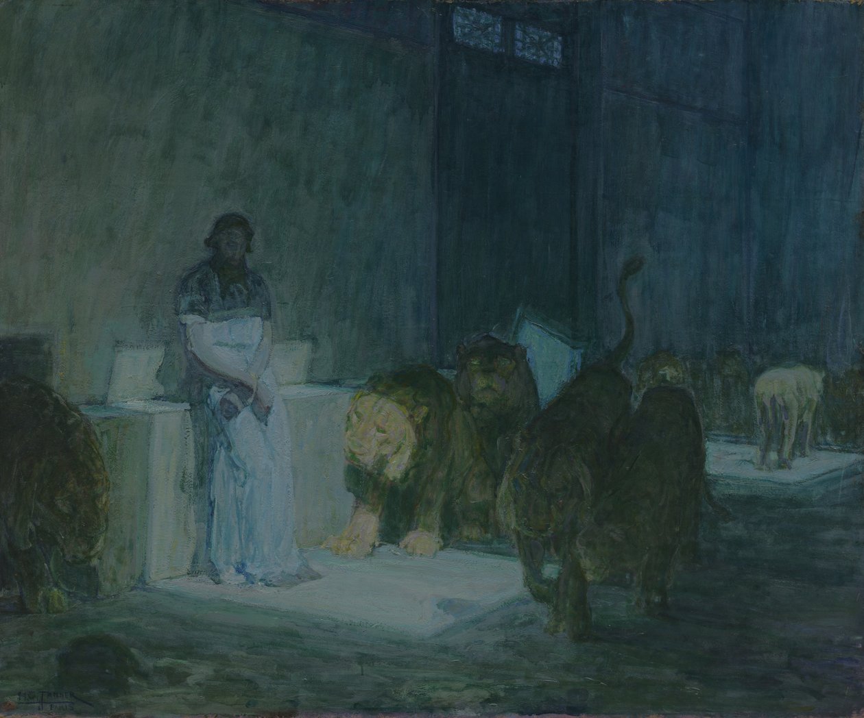 Daniel i løvernes hule af Henry Ossawa Tanner