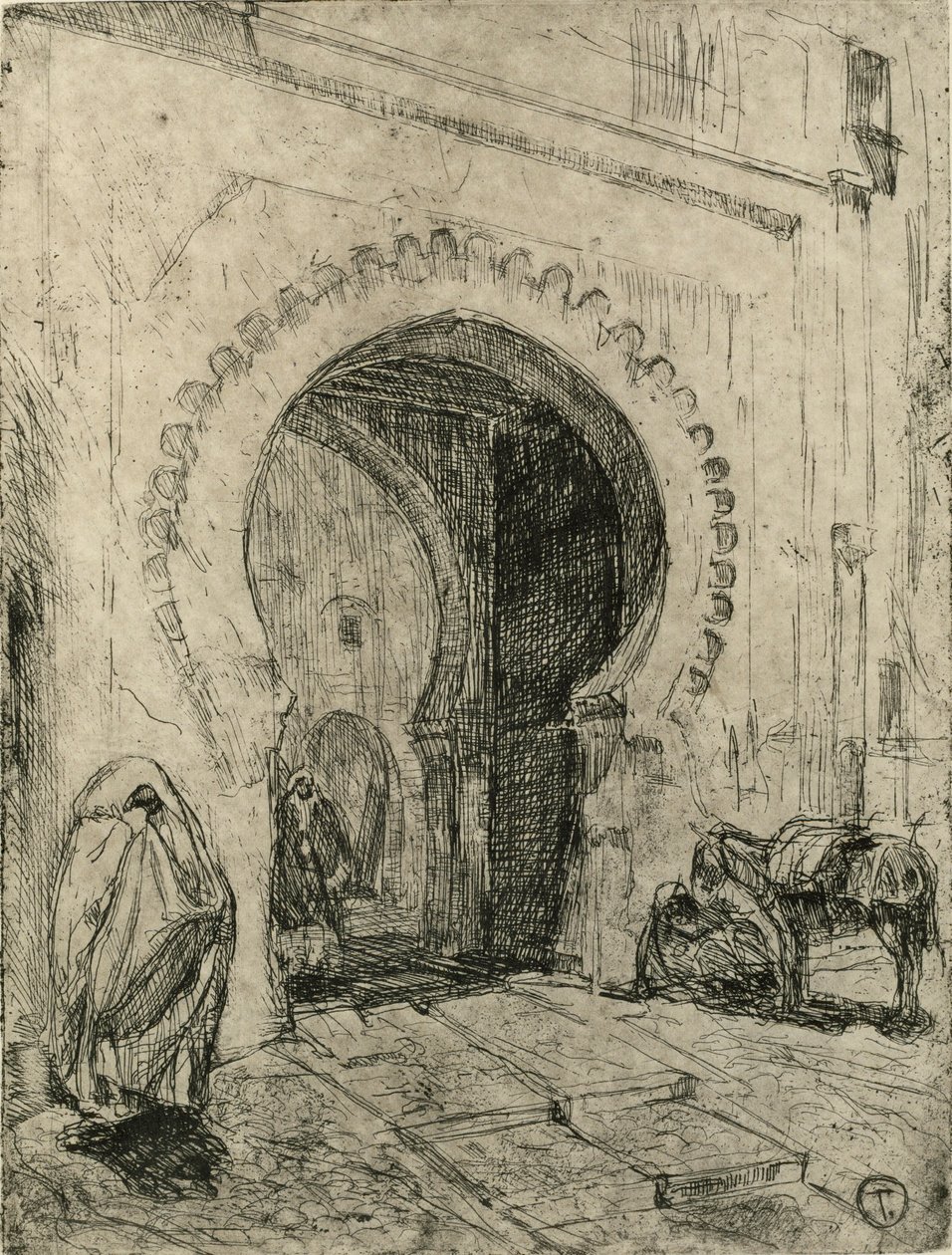 Port i Tanger af Henry Ossawa Tanner