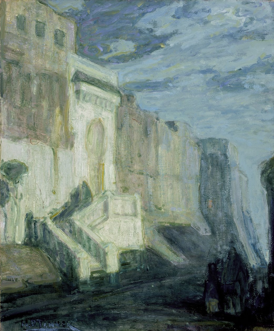 Moonlight: Walls of Tanger, c.1913-14 af Henry Ossawa Tanner